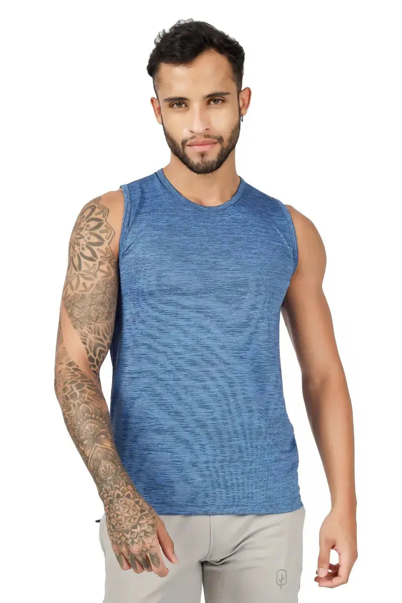 men’s polyester gym vest